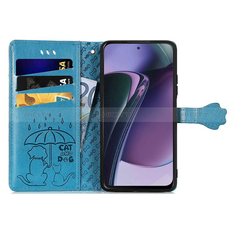 Custodia Portafoglio In Pelle Fantasia Modello Cover con Supporto S05D per Motorola Moto G Stylus (2023) 4G