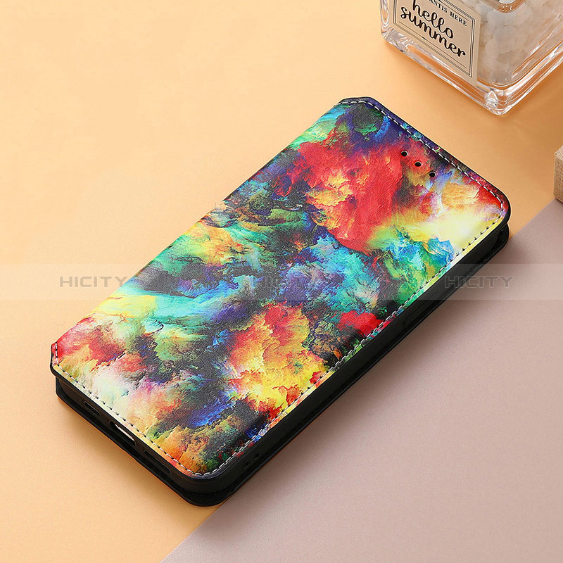 Custodia Portafoglio In Pelle Fantasia Modello Cover con Supporto S06D per Huawei Honor 60 SE 5G Multicolore