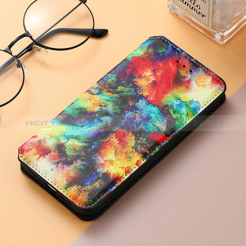 Custodia Portafoglio In Pelle Fantasia Modello Cover con Supporto S06D per Huawei Honor 80 Pro Flat 5G Multicolore