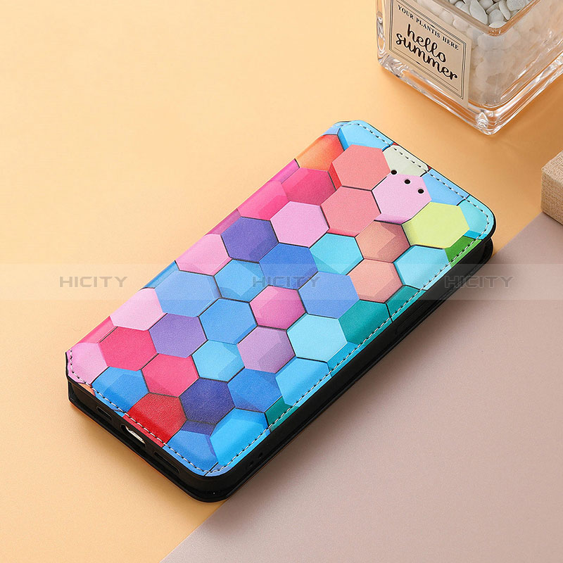 Custodia Portafoglio In Pelle Fantasia Modello Cover con Supporto S06D per Huawei Honor Magic3 5G Colorato