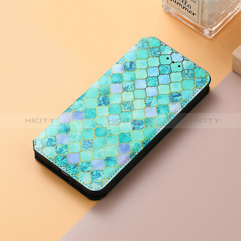 Custodia Portafoglio In Pelle Fantasia Modello Cover con Supporto S06D per Huawei Nova 10 Pro Verde