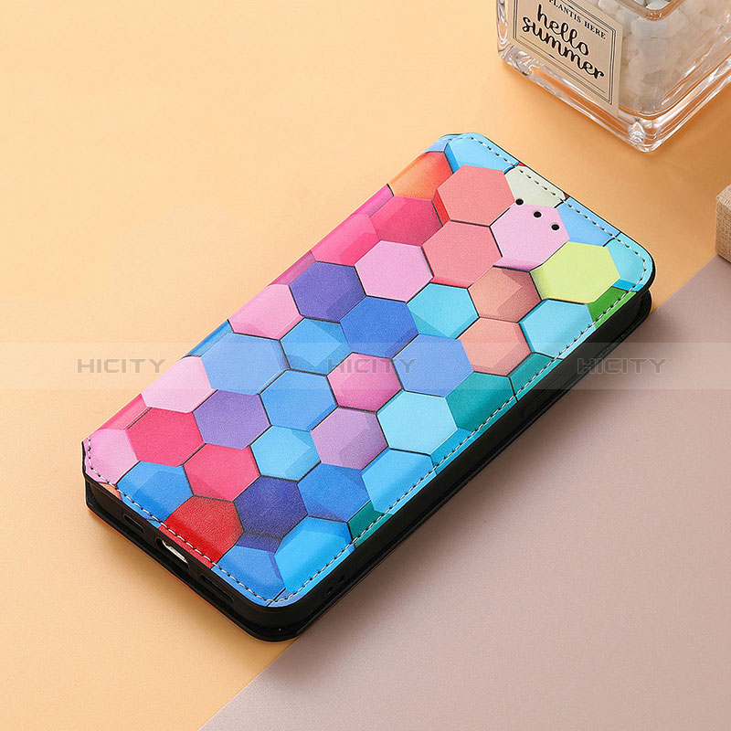 Custodia Portafoglio In Pelle Fantasia Modello Cover con Supporto S06D per Huawei Nova Y70