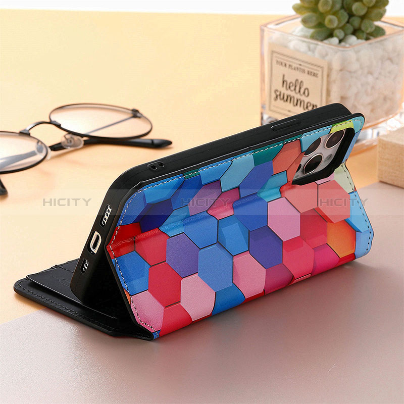 Custodia Portafoglio In Pelle Fantasia Modello Cover con Supporto S06D per Huawei P Smart Z (2019)