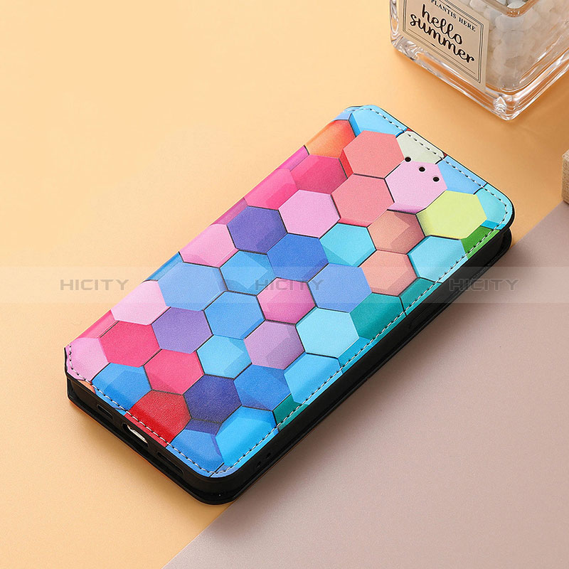 Custodia Portafoglio In Pelle Fantasia Modello Cover con Supporto S06D per Huawei P50 Colorato