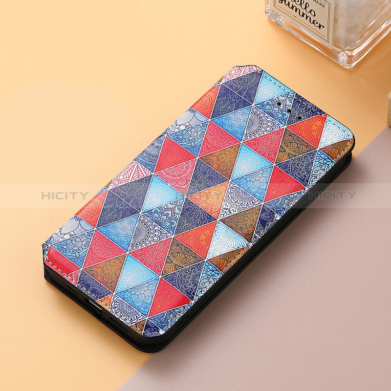 Custodia Portafoglio In Pelle Fantasia Modello Cover con Supporto S06D per Huawei P50e