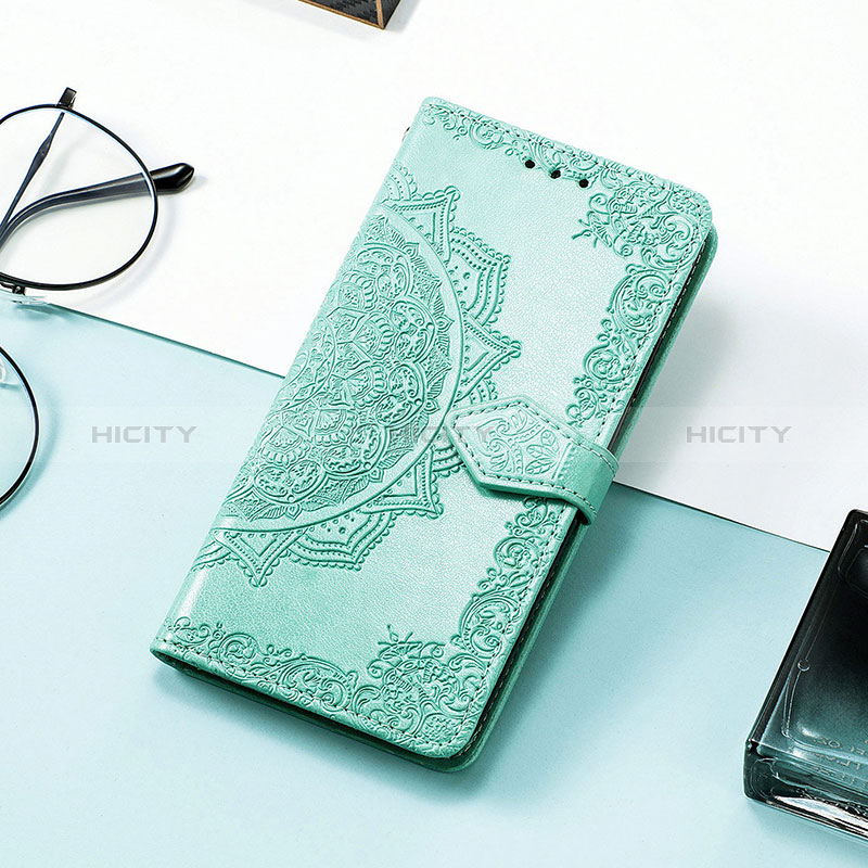 Custodia Portafoglio In Pelle Fantasia Modello Cover con Supporto S07D per Huawei Honor 60 SE 5G Verde