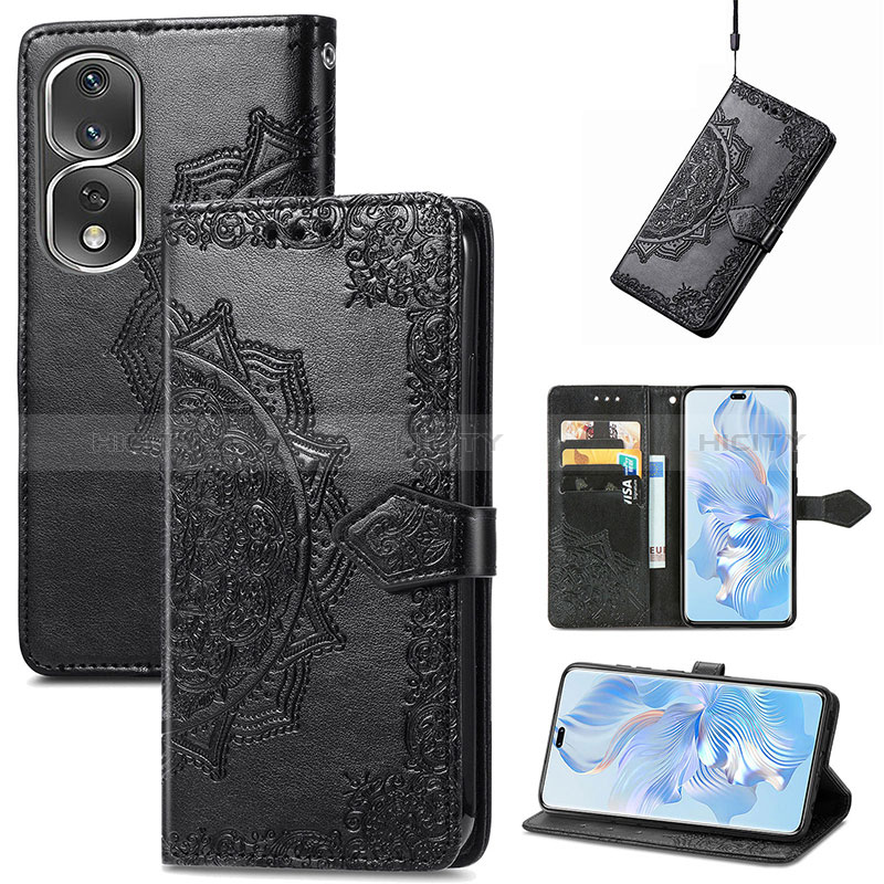 Custodia Portafoglio In Pelle Fantasia Modello Cover con Supporto S07D per Huawei Honor 80 Pro 5G