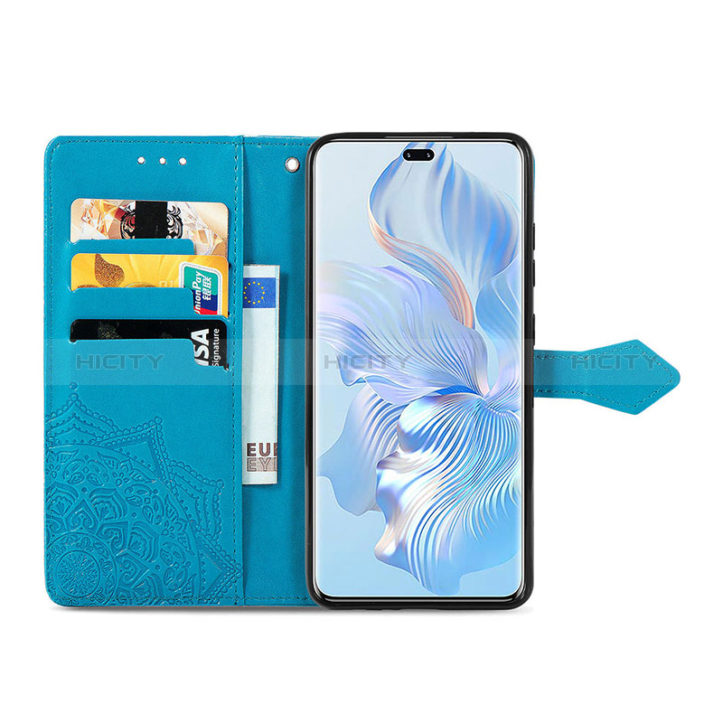 Custodia Portafoglio In Pelle Fantasia Modello Cover con Supporto S07D per Huawei Honor 80 Pro Flat 5G