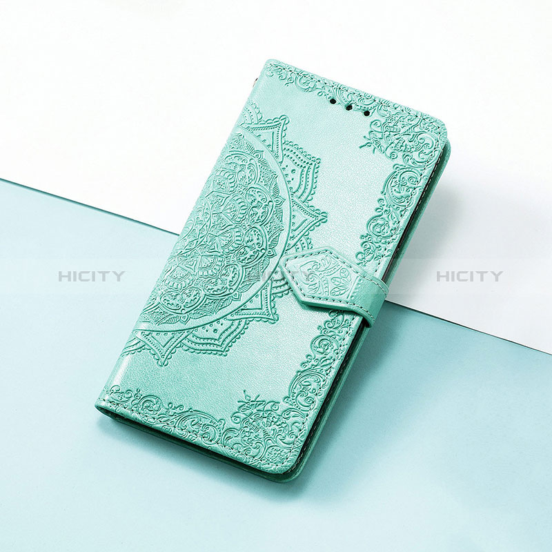 Custodia Portafoglio In Pelle Fantasia Modello Cover con Supporto S07D per Huawei Honor V40 5G Verde