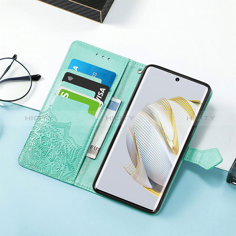 Custodia Portafoglio In Pelle Fantasia Modello Cover con Supporto S07D per Huawei Nova 10