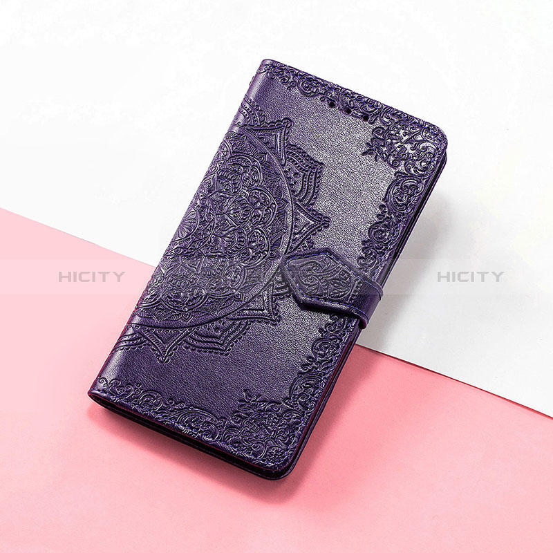 Custodia Portafoglio In Pelle Fantasia Modello Cover con Supporto S07D per Huawei Nova 10 SE Viola