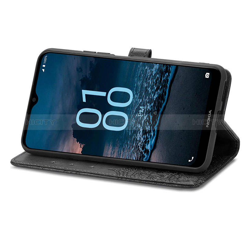 Custodia Portafoglio In Pelle Fantasia Modello Cover con Supporto S07D per Nokia G100