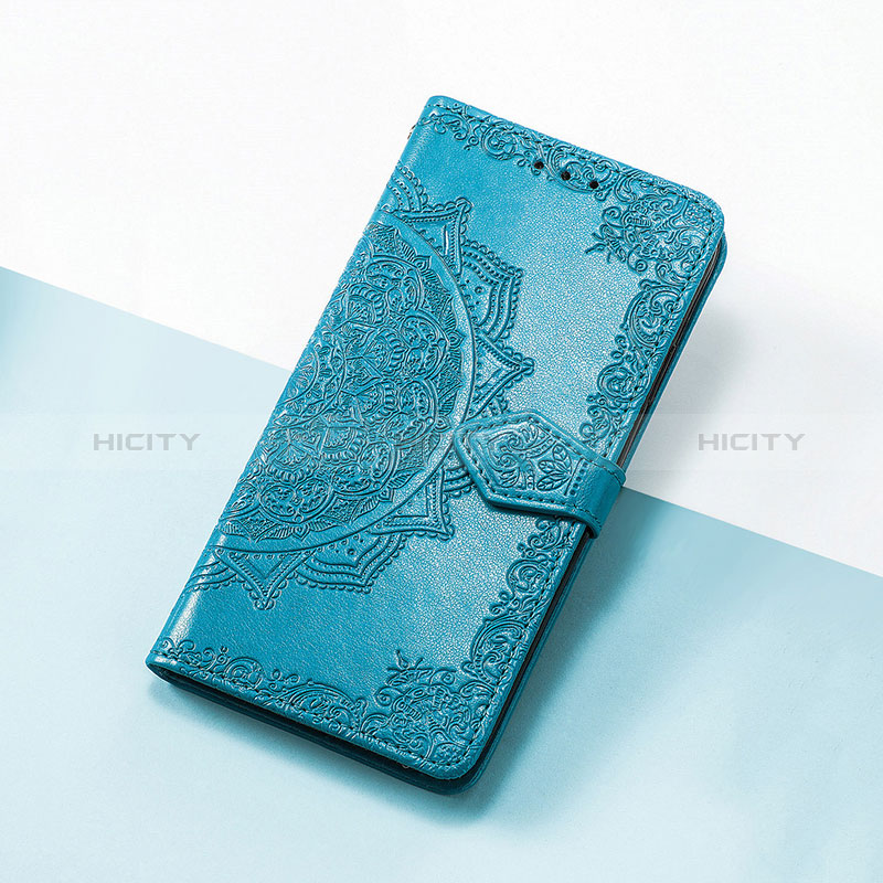 Custodia Portafoglio In Pelle Fantasia Modello Cover con Supporto S07D per Nokia G100 Blu