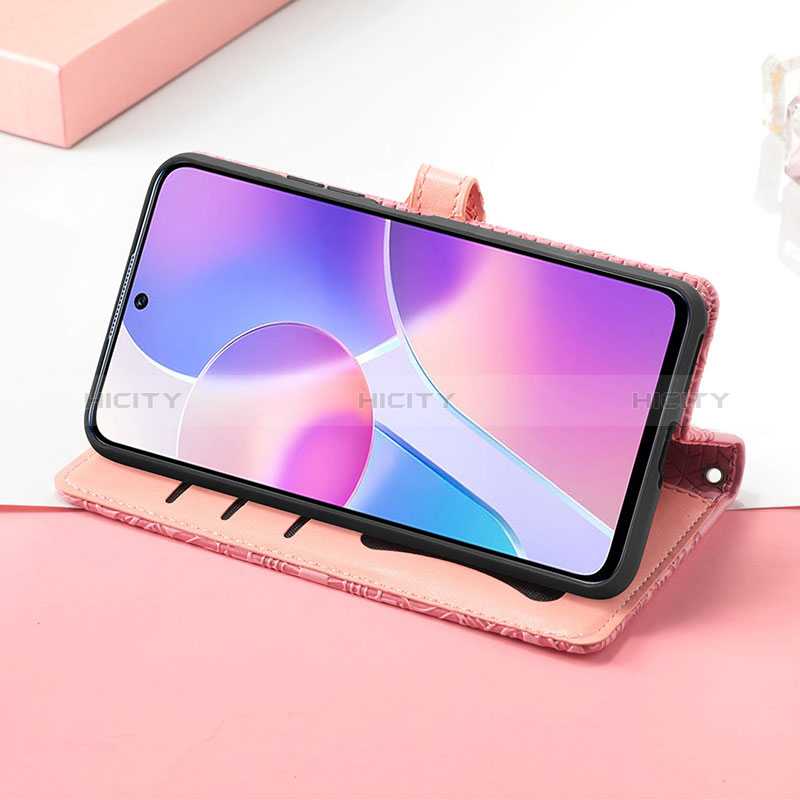 Custodia Portafoglio In Pelle Fantasia Modello Cover con Supporto S08D per Huawei Honor X30i