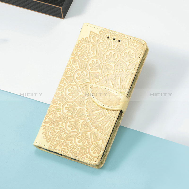 Custodia Portafoglio In Pelle Fantasia Modello Cover con Supporto S08D per Huawei Honor X30i Giallo