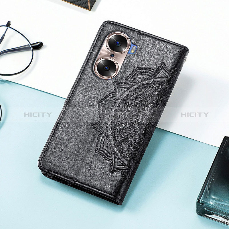 Custodia Portafoglio In Pelle Fantasia Modello Cover con Supporto S09D per Huawei Honor 60 5G