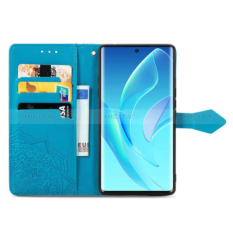 Custodia Portafoglio In Pelle Fantasia Modello Cover con Supporto S09D per Huawei Honor 60 Pro 5G