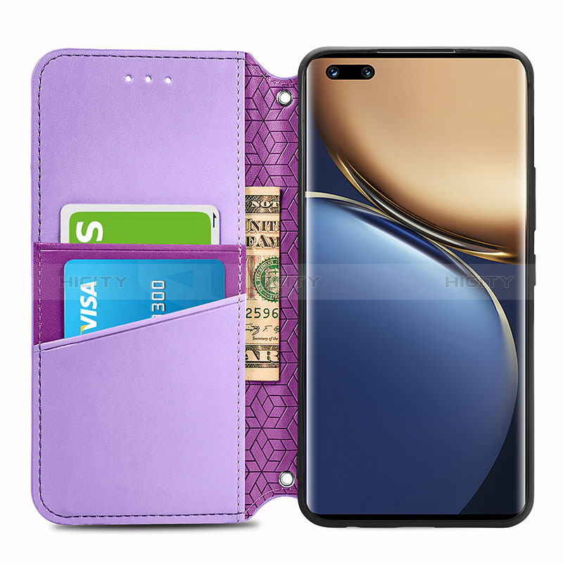 Custodia Portafoglio In Pelle Fantasia Modello Cover con Supporto S09D per Huawei Honor Magic3 5G