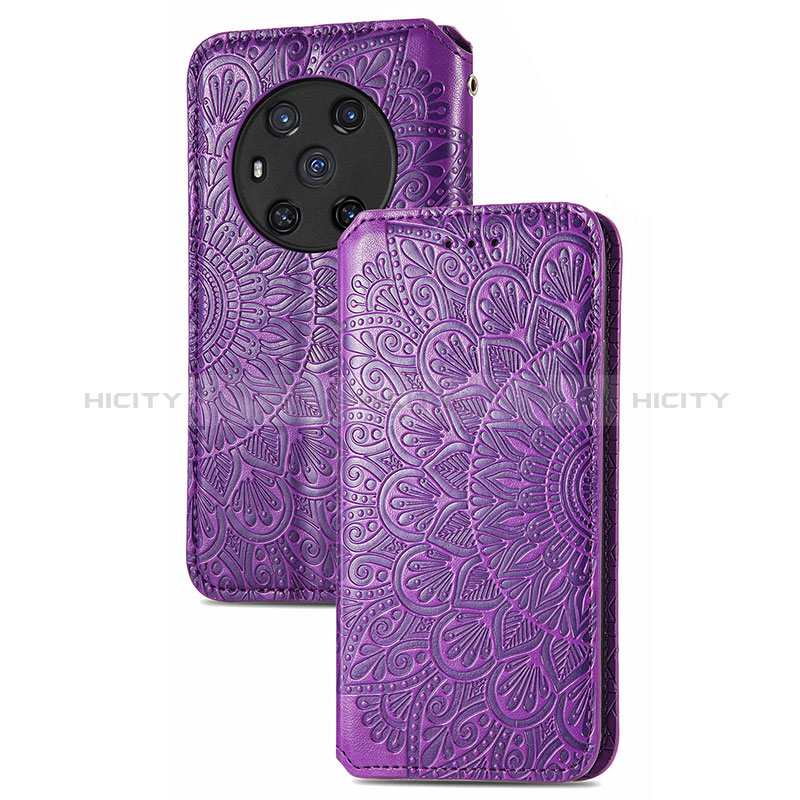 Custodia Portafoglio In Pelle Fantasia Modello Cover con Supporto S09D per Huawei Honor Magic3 5G