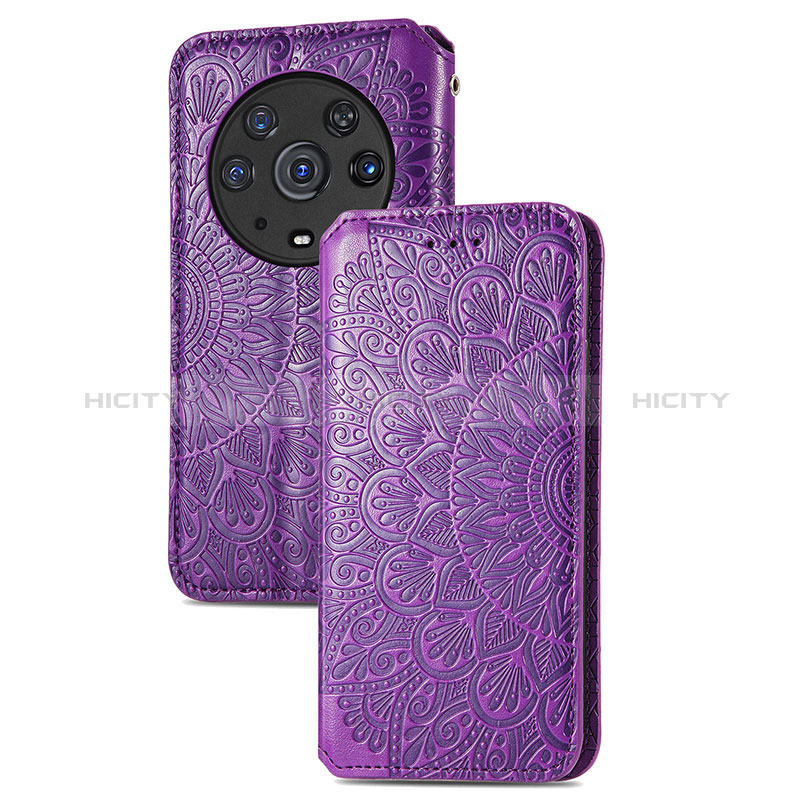 Custodia Portafoglio In Pelle Fantasia Modello Cover con Supporto S09D per Huawei Honor Magic3 Pro 5G