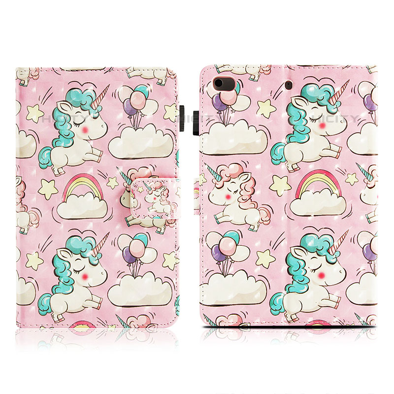 Custodia Portafoglio In Pelle Fantasia Modello Cover con Supporto Y01B per Apple iPad Mini 5 (2019)