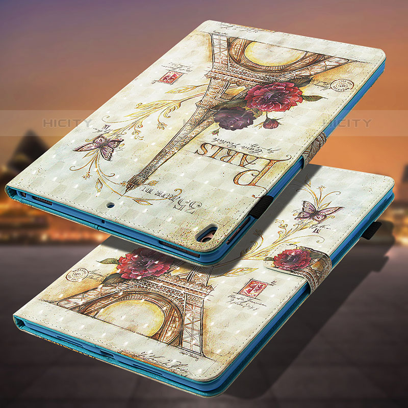 Custodia Portafoglio In Pelle Fantasia Modello Cover con Supporto Y01B per Apple iPad Pro 10.5