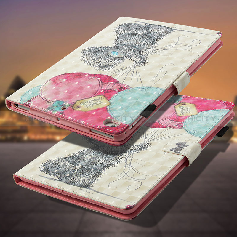 Custodia Portafoglio In Pelle Fantasia Modello Cover con Supporto Y01B per Apple New iPad 9.7 (2018)