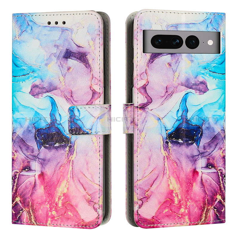 Custodia Portafoglio In Pelle Fantasia Modello Cover con Supporto Y01X per Google Pixel 7 Pro 5G