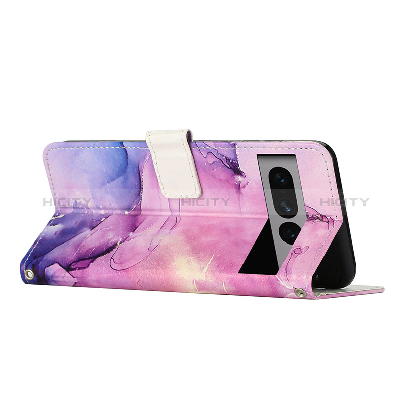 Custodia Portafoglio In Pelle Fantasia Modello Cover con Supporto Y01X per Google Pixel 7 Pro 5G