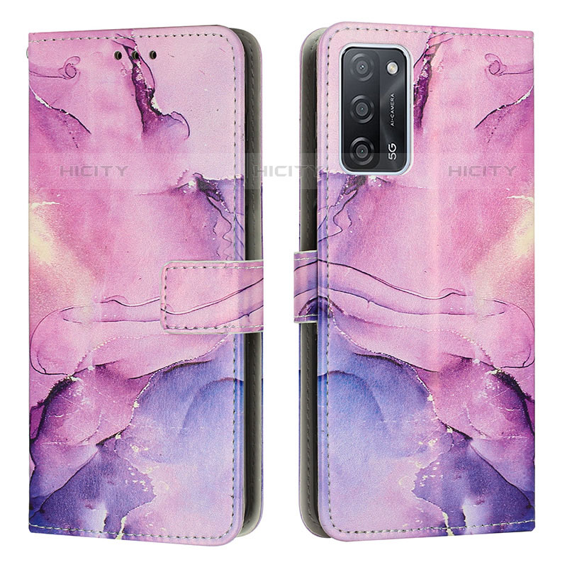 Custodia Portafoglio In Pelle Fantasia Modello Cover con Supporto Y01X per Oppo A55 5G