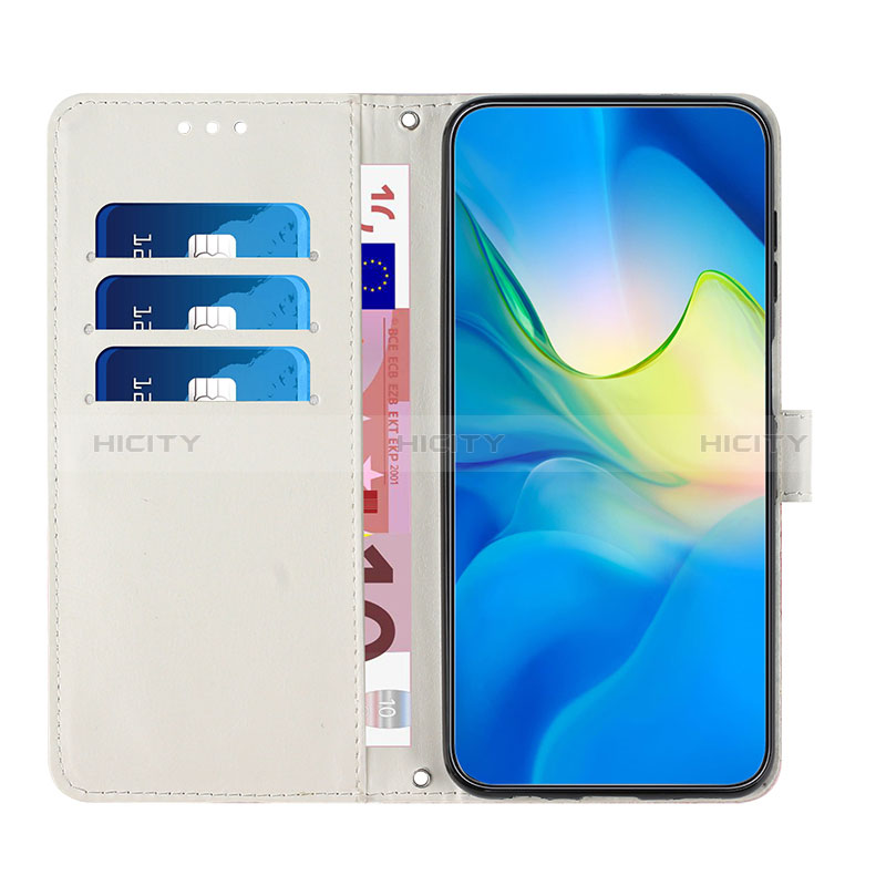 Custodia Portafoglio In Pelle Fantasia Modello Cover con Supporto Y01X per Oppo A74 5G