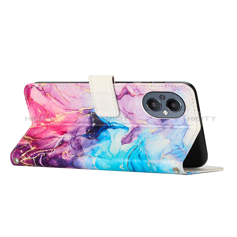 Custodia Portafoglio In Pelle Fantasia Modello Cover con Supporto Y01X per Oppo A96 5G