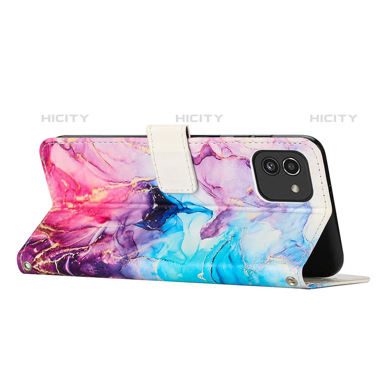 Custodia Portafoglio In Pelle Fantasia Modello Cover con Supporto Y01X per Samsung Galaxy A03