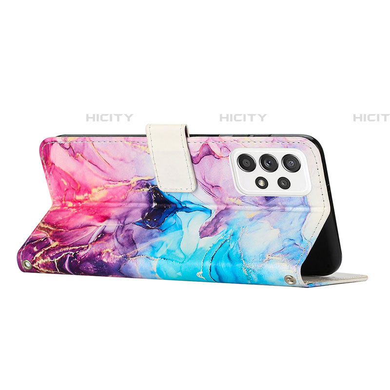 Custodia Portafoglio In Pelle Fantasia Modello Cover con Supporto Y01X per Samsung Galaxy A52 5G