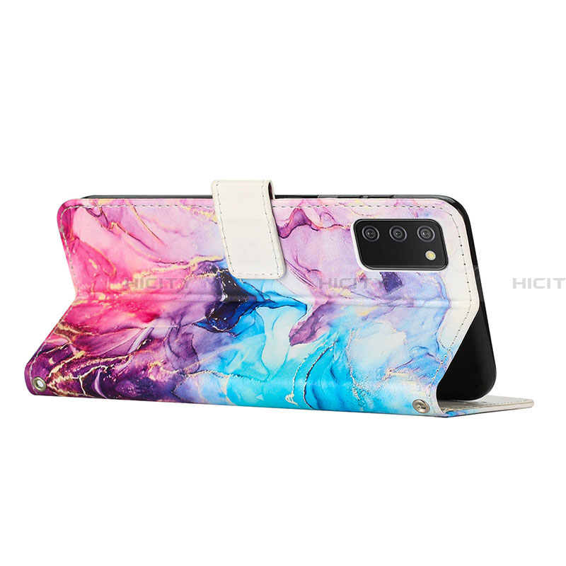 Custodia Portafoglio In Pelle Fantasia Modello Cover con Supporto Y01X per Samsung Galaxy F02S SM-E025F