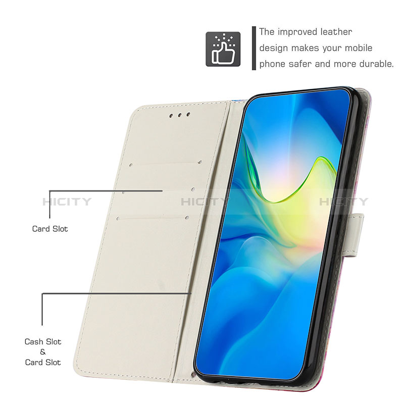 Custodia Portafoglio In Pelle Fantasia Modello Cover con Supporto Y01X per Xiaomi Poco C50