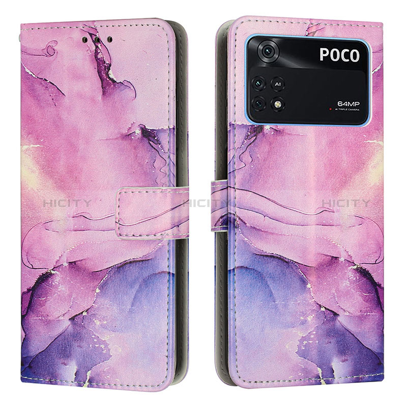 Custodia Portafoglio In Pelle Fantasia Modello Cover con Supporto Y01X per Xiaomi Poco M4 Pro 4G