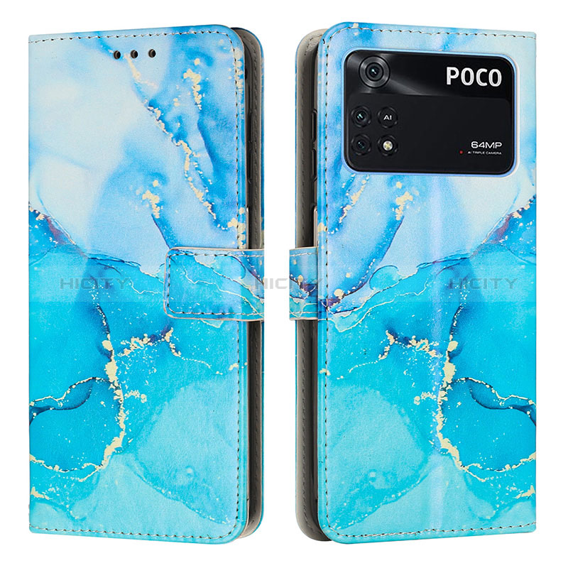 Custodia Portafoglio In Pelle Fantasia Modello Cover con Supporto Y01X per Xiaomi Poco M4 Pro 4G