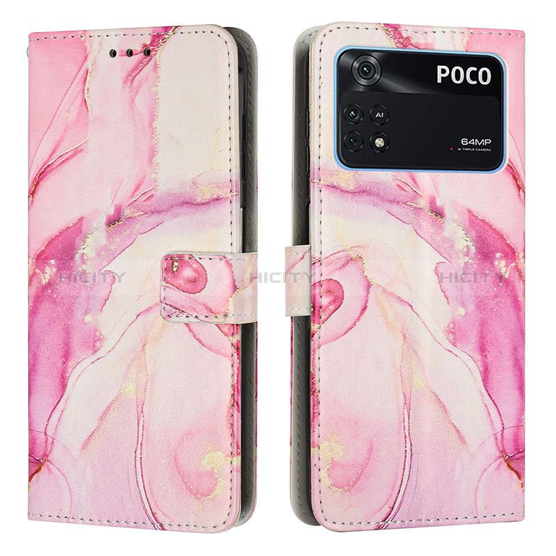 Custodia Portafoglio In Pelle Fantasia Modello Cover con Supporto Y01X per Xiaomi Poco M4 Pro 4G