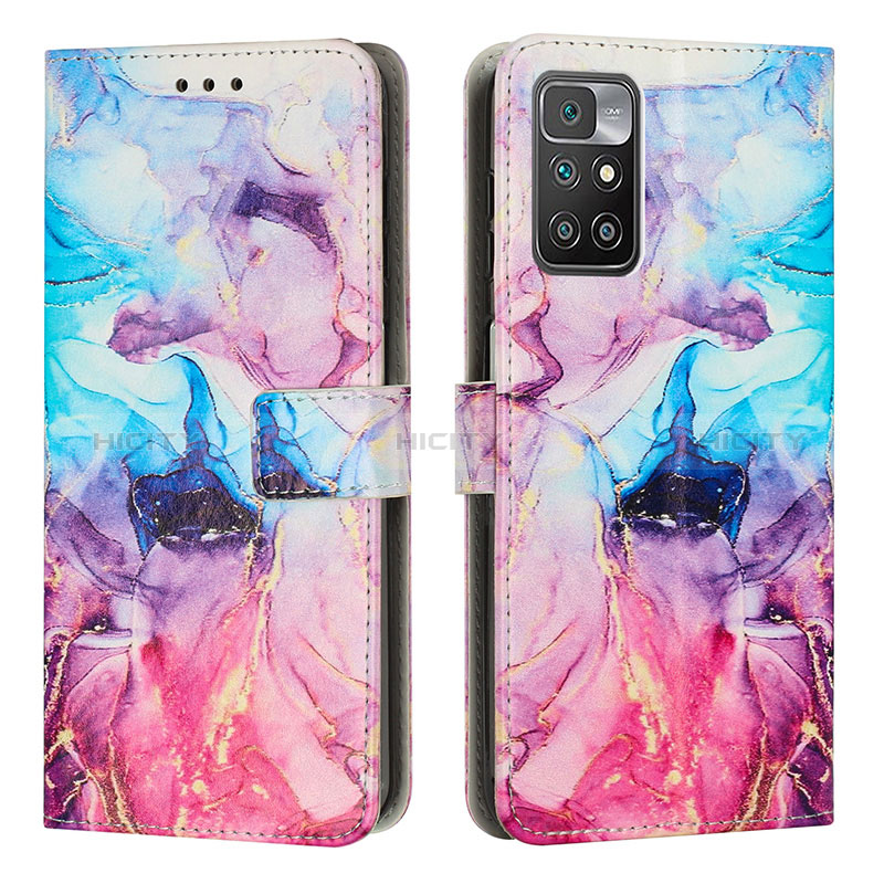 Custodia Portafoglio In Pelle Fantasia Modello Cover con Supporto Y01X per Xiaomi Redmi 10 (2022)