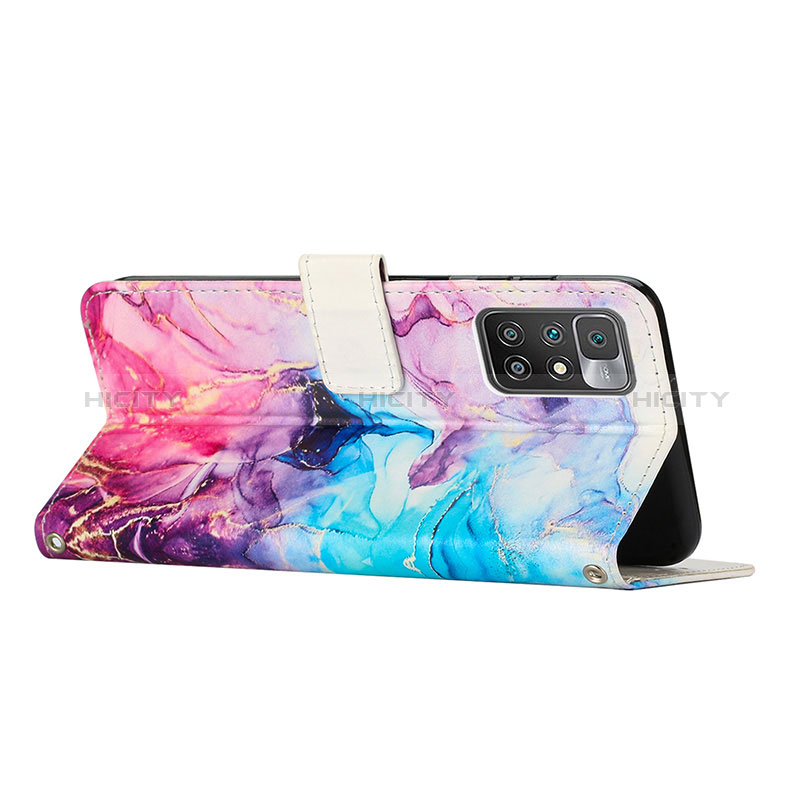 Custodia Portafoglio In Pelle Fantasia Modello Cover con Supporto Y01X per Xiaomi Redmi 10 (2022)