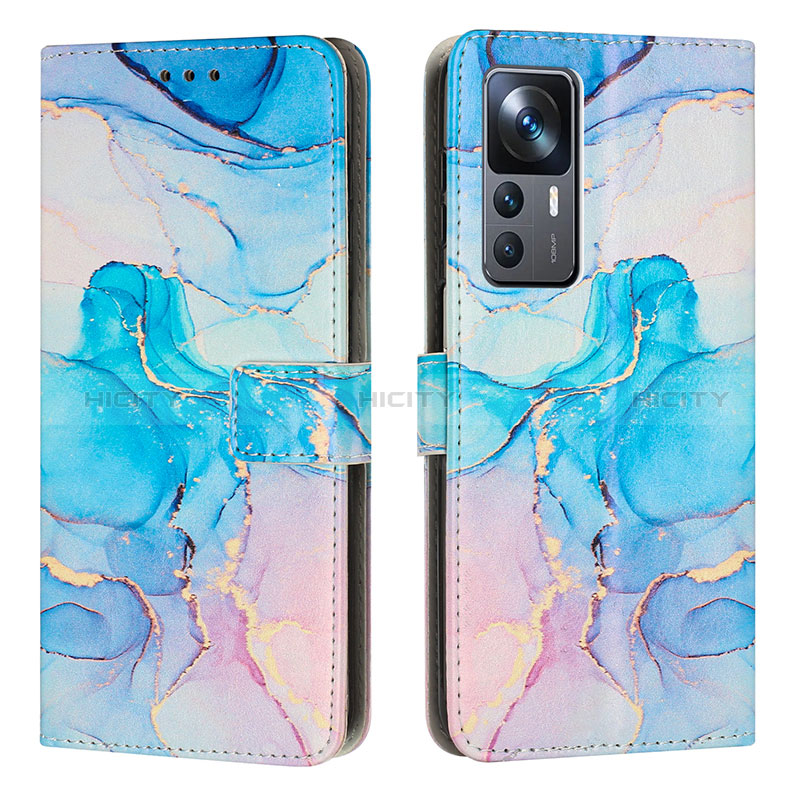 Custodia Portafoglio In Pelle Fantasia Modello Cover con Supporto Y01X per Xiaomi Redmi K50 Ultra 5G Cielo Blu