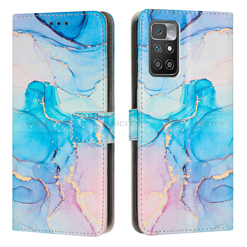 Custodia Portafoglio In Pelle Fantasia Modello Cover con Supporto Y01X per Xiaomi Redmi Note 11 4G (2021) Cielo Blu