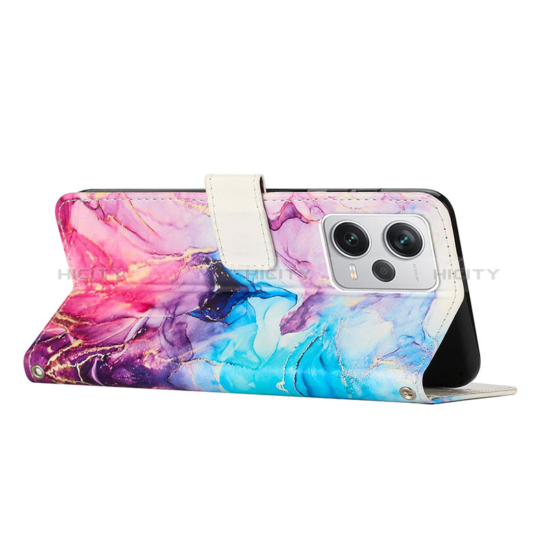 Custodia Portafoglio In Pelle Fantasia Modello Cover con Supporto Y01X per Xiaomi Redmi Note 12 Pro 5G