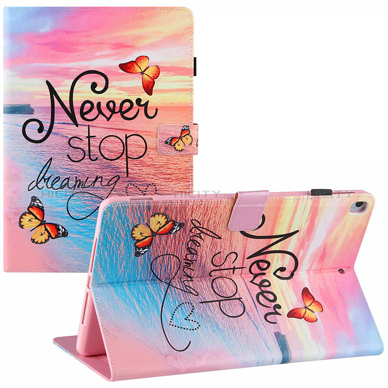 Custodia Portafoglio In Pelle Fantasia Modello Cover con Supporto Y02B per Apple iPad 10.2 (2021)