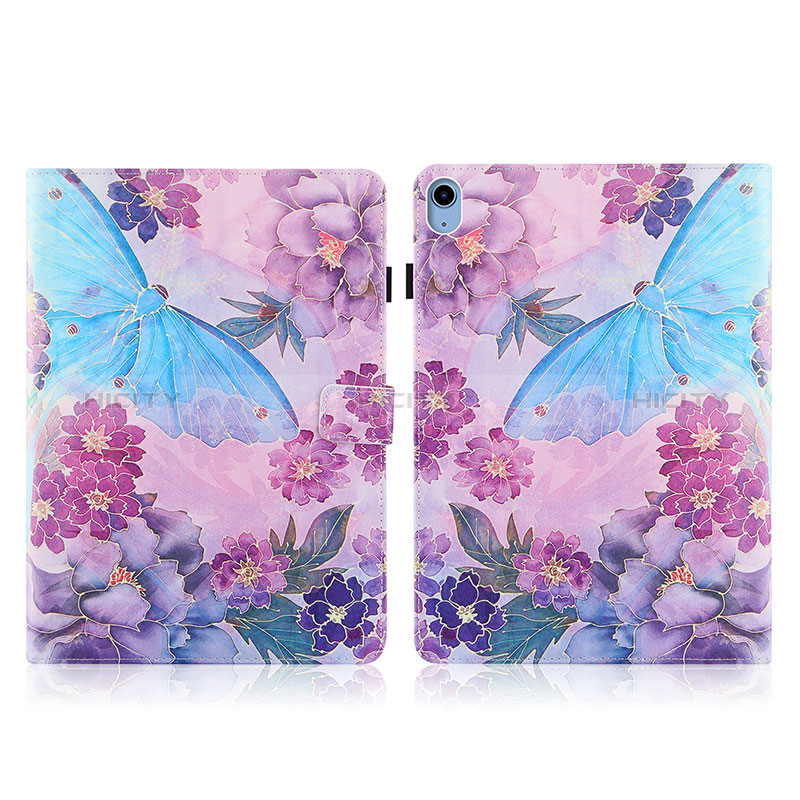 Custodia Portafoglio In Pelle Fantasia Modello Cover con Supporto Y02B per Apple iPad 10.9 (2022)