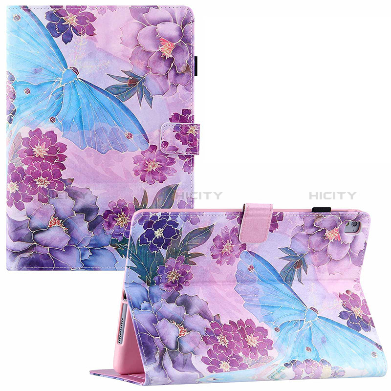 Custodia Portafoglio In Pelle Fantasia Modello Cover con Supporto Y02B per Apple iPad Air 2