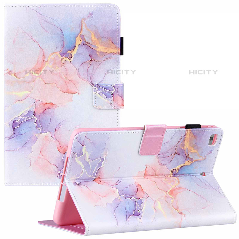 Custodia Portafoglio In Pelle Fantasia Modello Cover con Supporto Y02B per Apple iPad Mini 5 (2019)