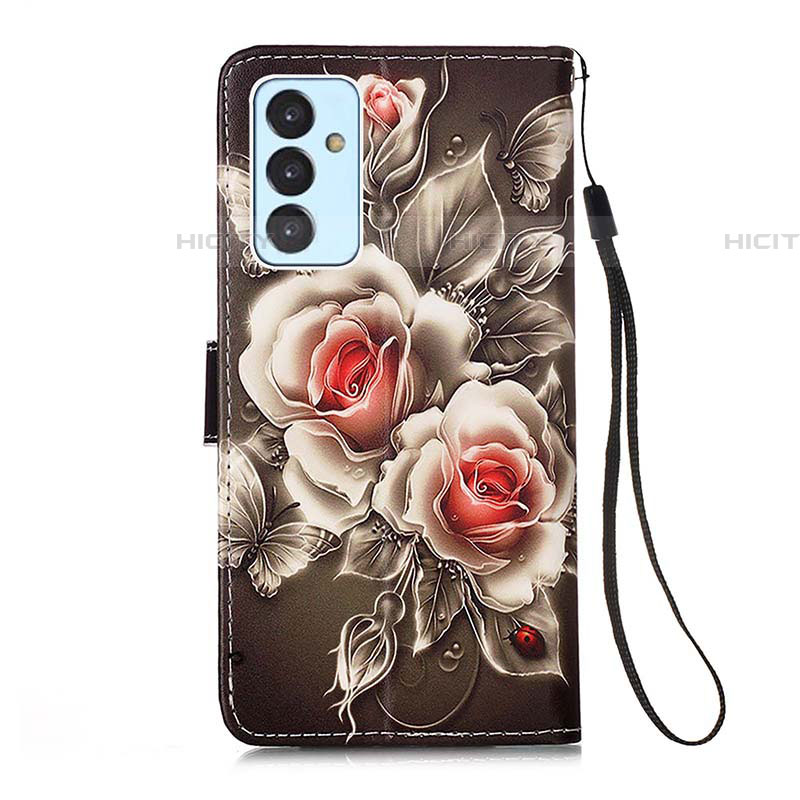 Custodia Portafoglio In Pelle Fantasia Modello Cover con Supporto Y02B per Samsung Galaxy A05s