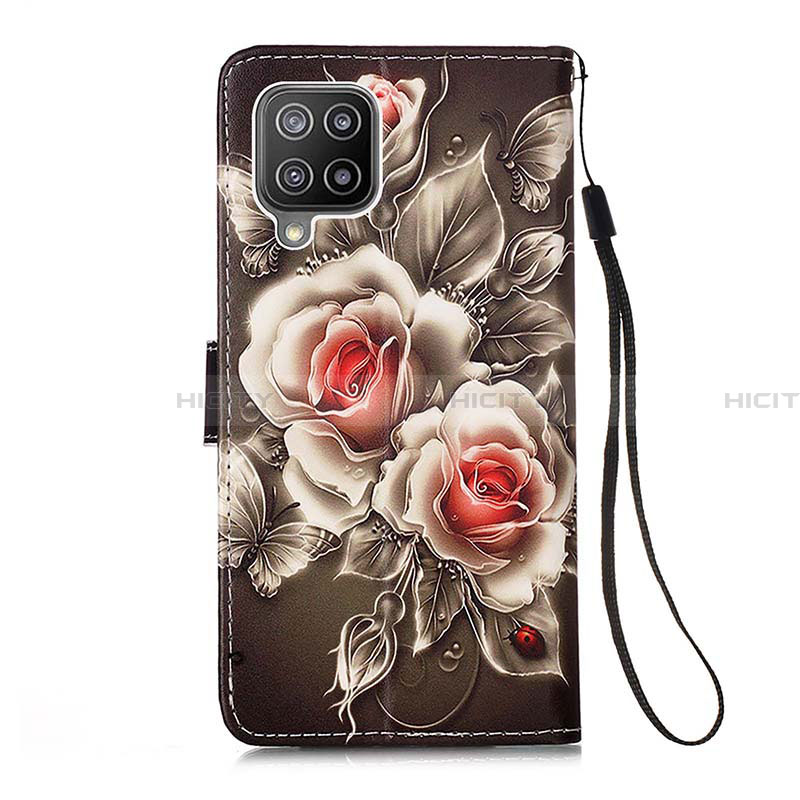 Custodia Portafoglio In Pelle Fantasia Modello Cover con Supporto Y02B per Samsung Galaxy A22 4G